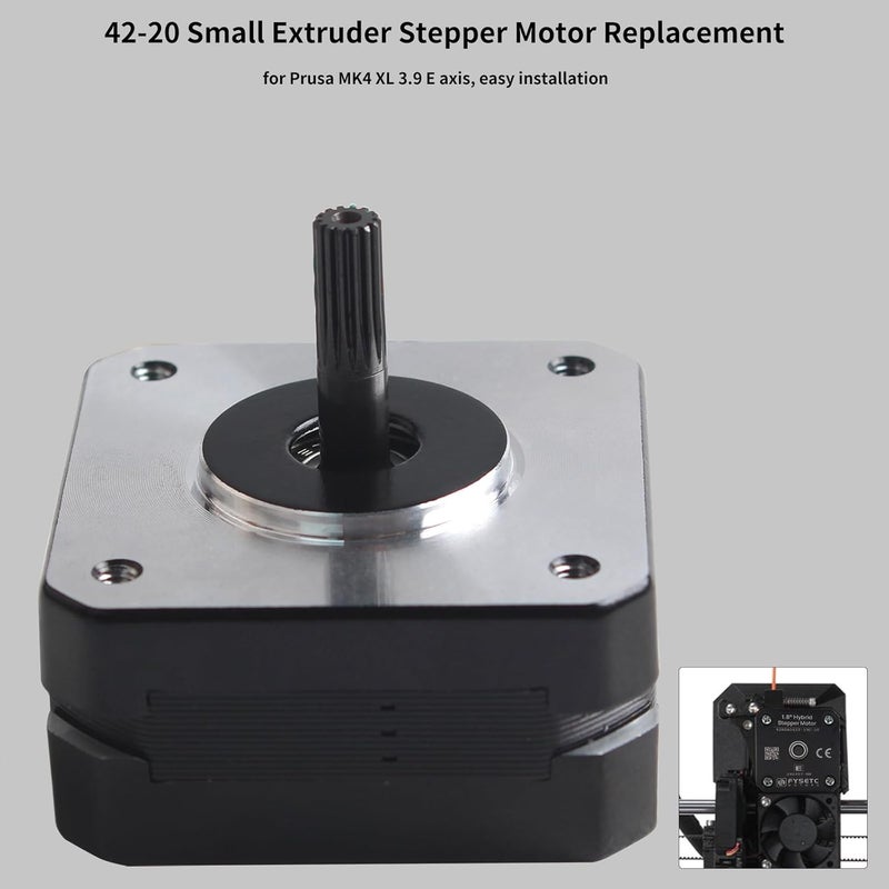 FYSETC MK4 Prusa Accessory - Extruder Stepper Motor Replacement - Small Stepping Motor 42-20: 2 Phases 1A 1.8 Degrees 0.19 N.M with Integrated Cable for MK4S XL 3.9 3D Printer E Axis - Image 3